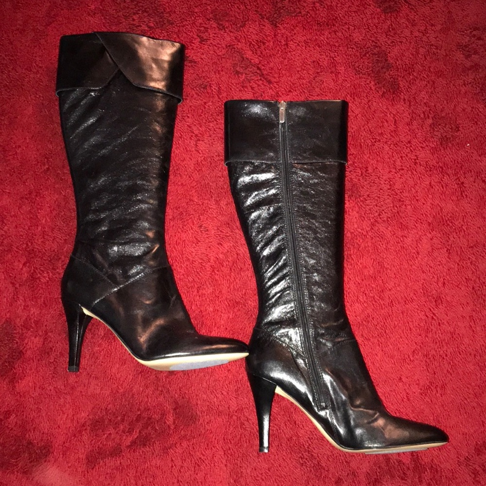 Black high boots